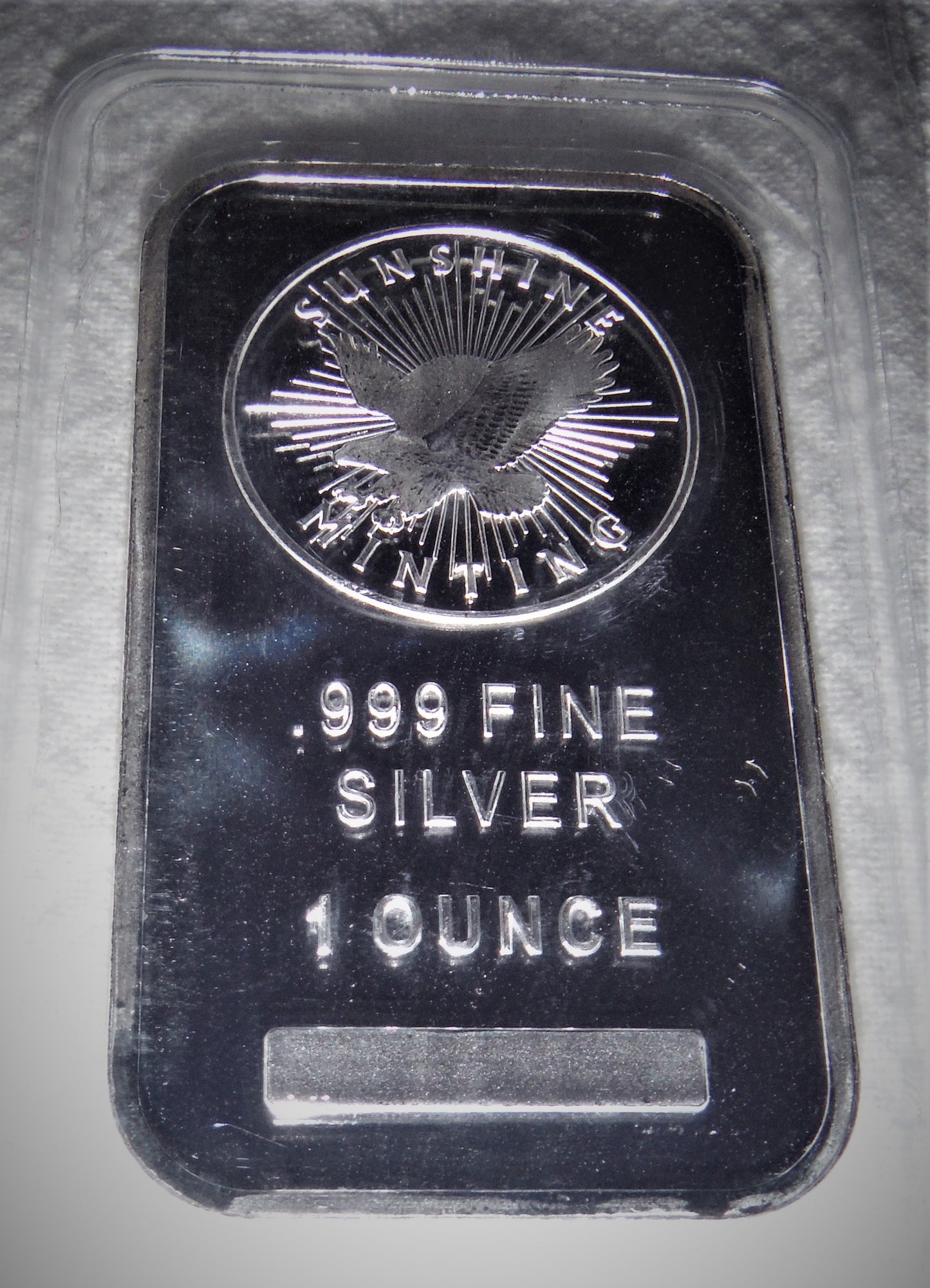 SUNSHINE MINT, 1 Troy Oz Silver Wafer .999, Factory Sealed