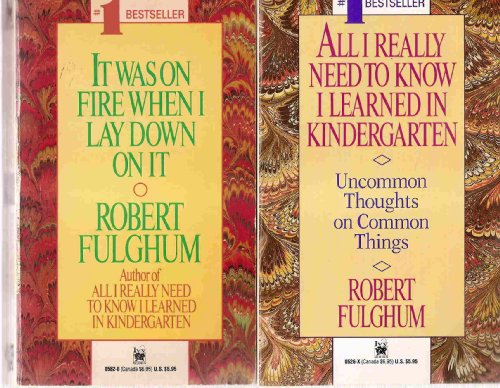 ROBERT FULGHUM, Brand New-Old-Stock Factory-Wrapped 2-Pack of Books in Slip Case! 1989