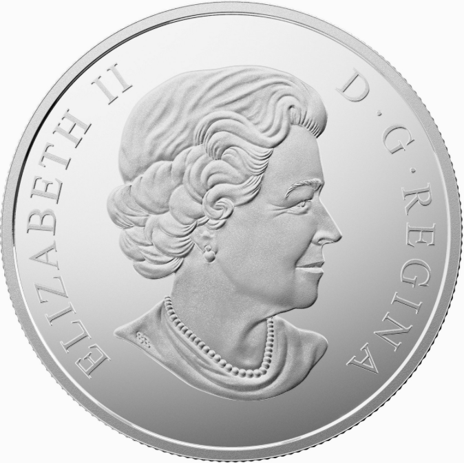 2015 $200 For $200 CANADA'S COASTAL WATERS COIN, 2 Ounces of .9999 Pure Silver w/COA Display Box