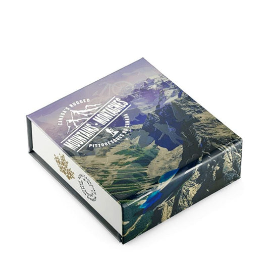 2015 $200 For $200 CANADA'S RUGGED MOUNTAINS COIN, 2 Ounces of .9999 Pure Silver w/COA Display Box