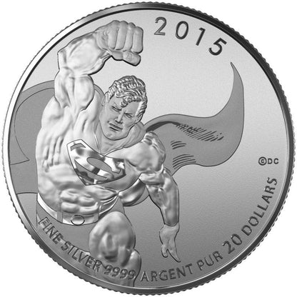 2015 $20 for $20 Pure Silver Coin: CANADA SUPERMAN