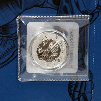 2013 $20 for $20 Pure Silver Coin: CANADA HOCKEY PLAYER