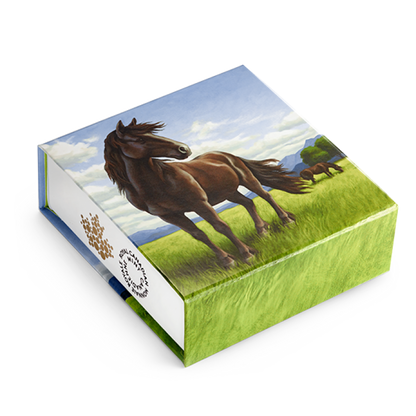 2015 $100 For $100 CANADIAN HORSE LITTLE IRON, 1 Oz .9999 PURE SILVER COIN