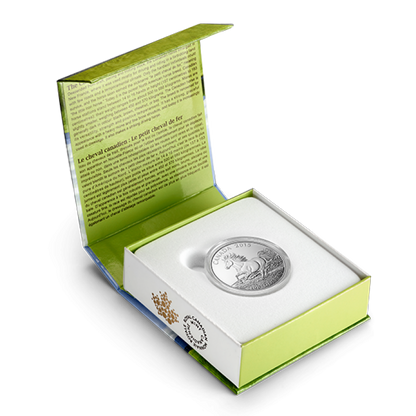 2015 $100 For $100 CANADIAN HORSE LITTLE IRON, 1 Oz .9999 PURE SILVER COIN