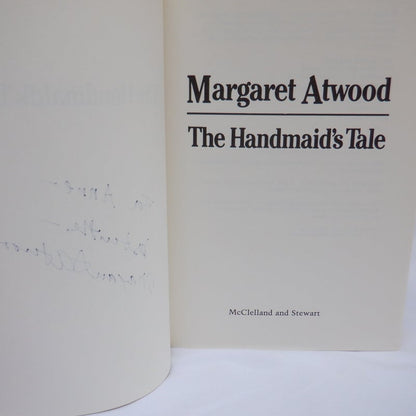 THE HANDMAID'S TALE by Margaret Atwood. (1st Ed. SIGNED)