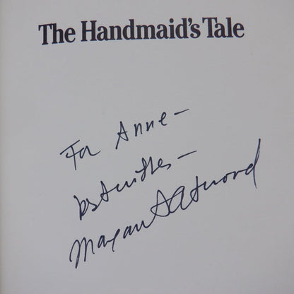 THE HANDMAID'S TALE by Margaret Atwood. (1st Ed. SIGNED)