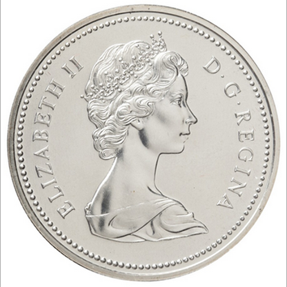 1974 Canadian $1 CITY OF WINNIPEG Centennial (1874-1974) Brilliant Uncirculated Nickel Dollar Coin w/case
