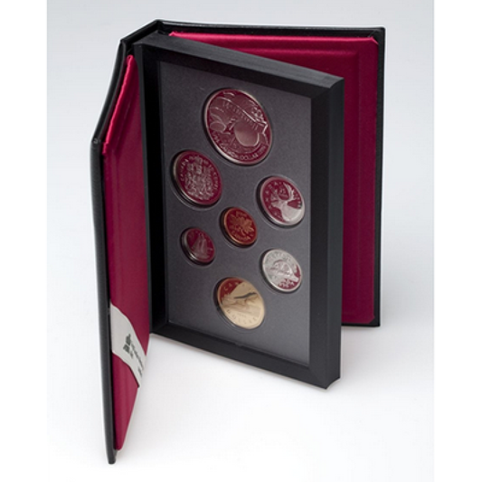 1996 Double Dollar 7-Coin Prestige Set in Fine Silver: McINTOSH APPLE 200th Anniversary