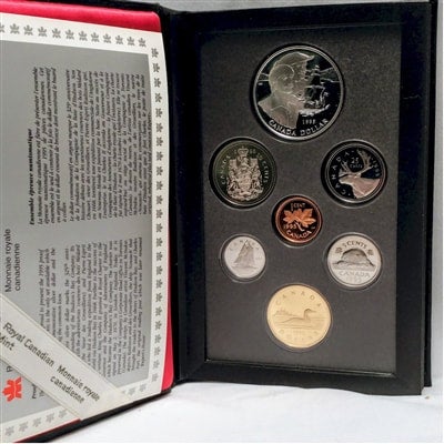 1995 Double Dollar 7-Coin Prestige Set: HUDSON'S BAY 325th Anniversary