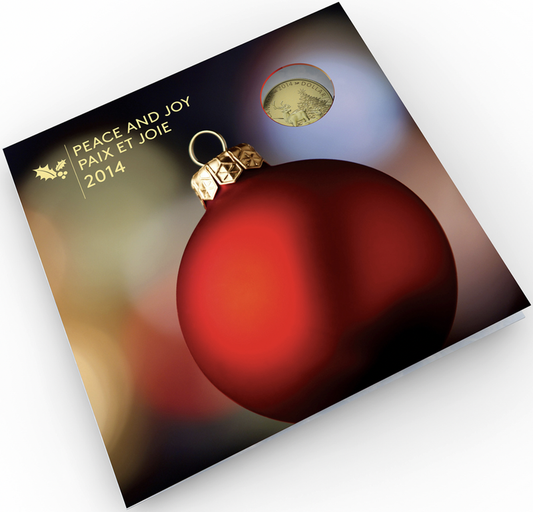 2014 PEACE & JOY 5-Coin Canadian Christmas Gift Set: Brand New!