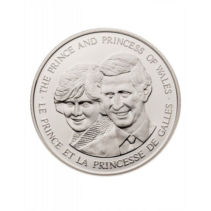 1983 PRINCE CHARLES & PRINCESS DIANA VISIT TO CANADA .925 Fine Silver Coin in Original Clamshell Case