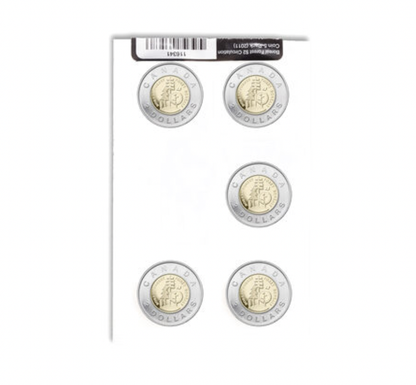 2011 Canada $2 Coin BOREAL FOREST circulation 5-Pack RCM Coins