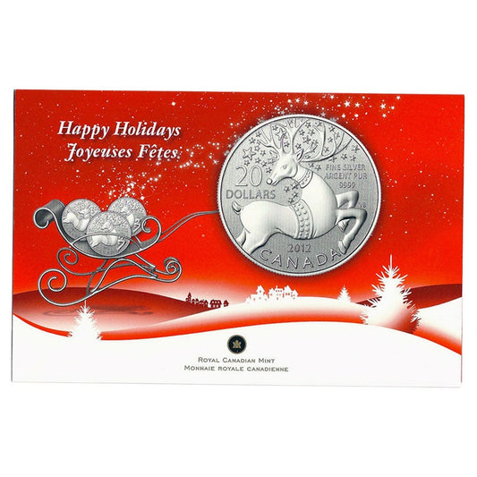 2014 $20 for $20 Pure Silver Coin: CANADA REINDEER