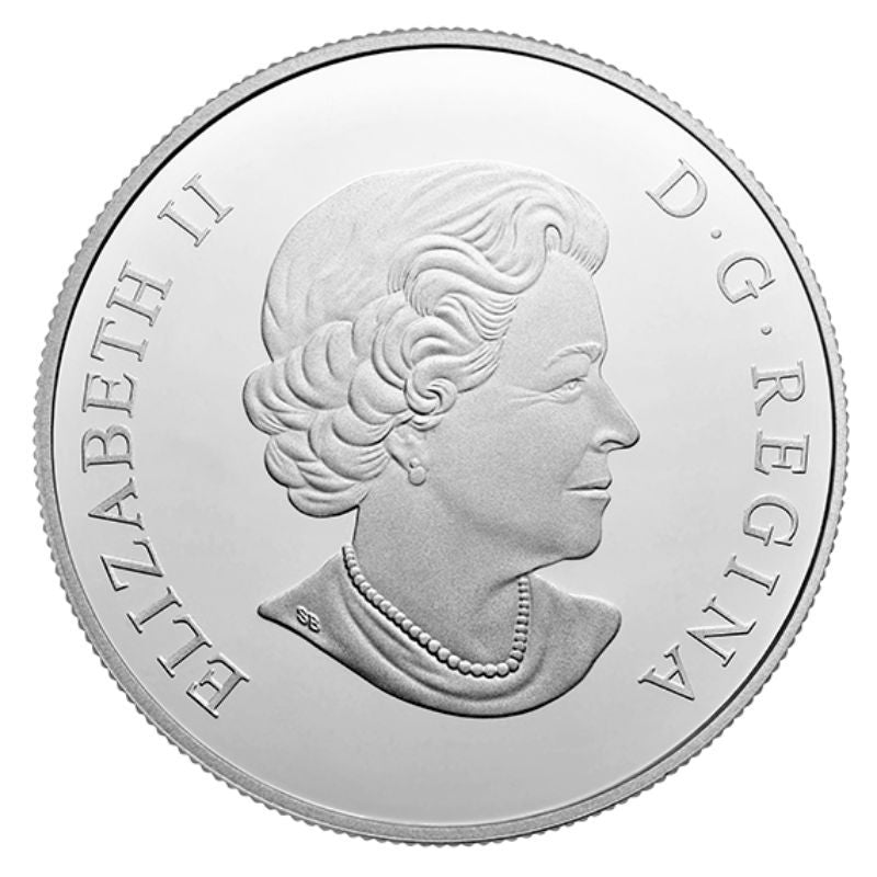 2016 $200 for $200 CANADA'S VAST PRAIRIES COIN, 2 Ounces of .9999 Pure Silver w/COA Display Box