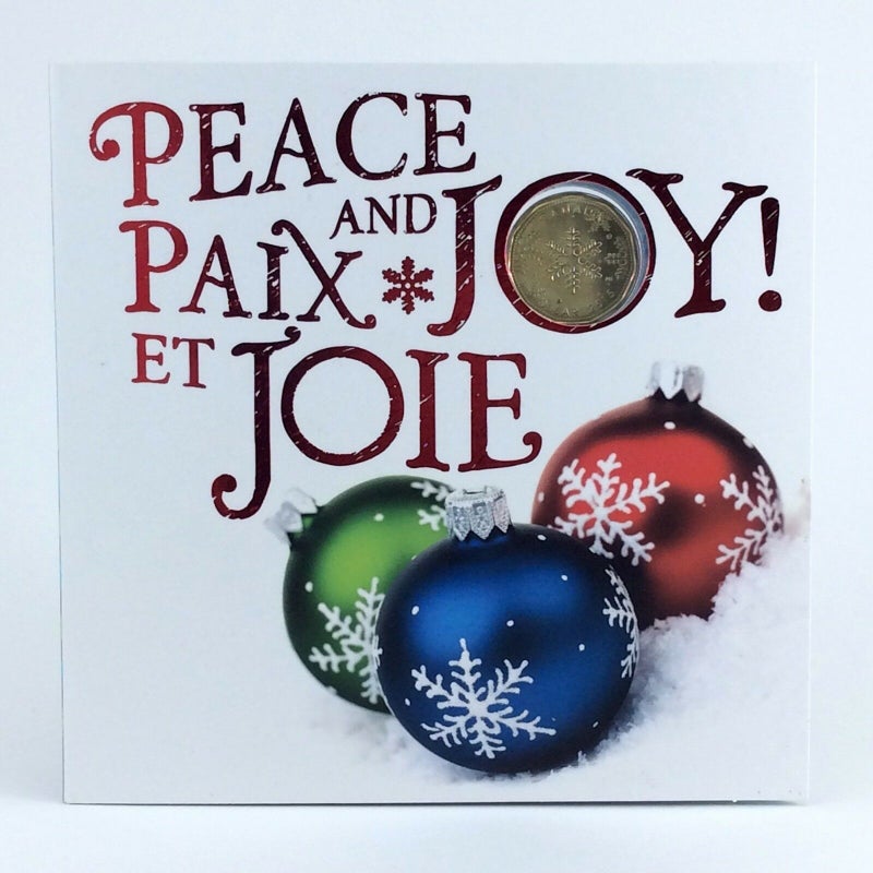 2015 Peace and Joy * Paix et Joie 5-COIN HOLIDAY GIFT SET by The Royal Canadian Mint